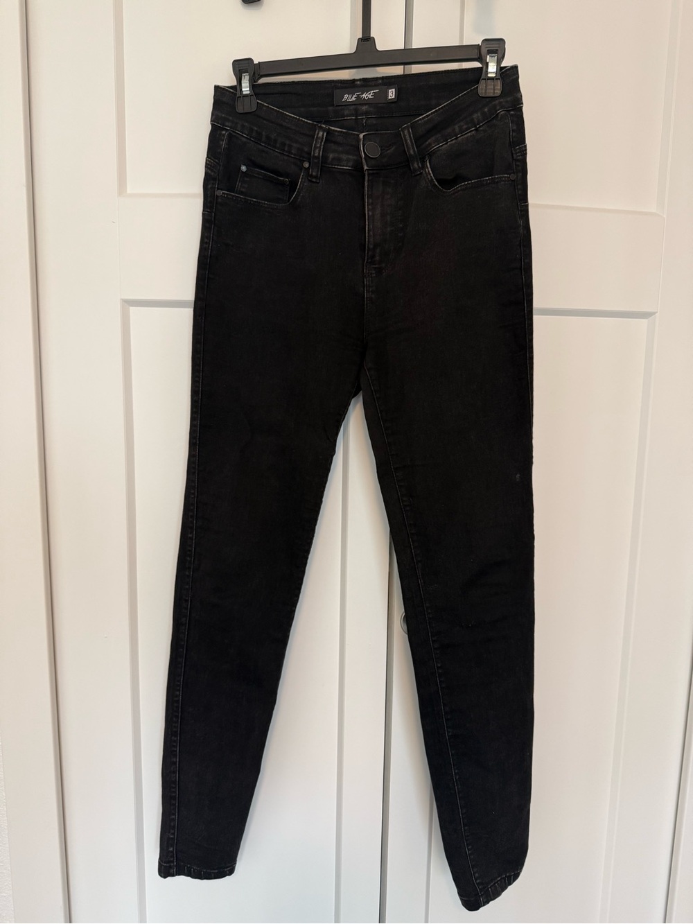 Blue Age Denim Black Skinny Jeans